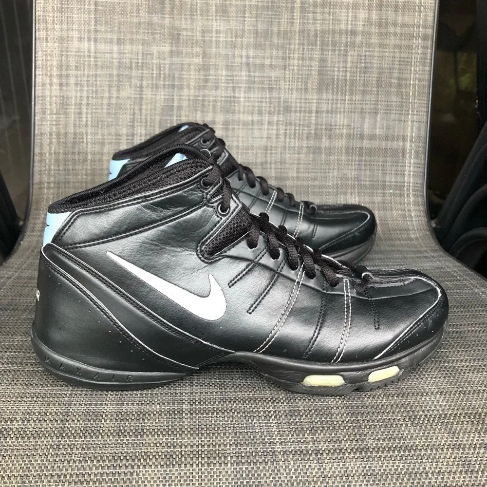 Nike Air Max Florentine Black/Blue Basketball High Shoes Women’s size 8